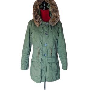 New York and Company Army Green Jacket Size Small